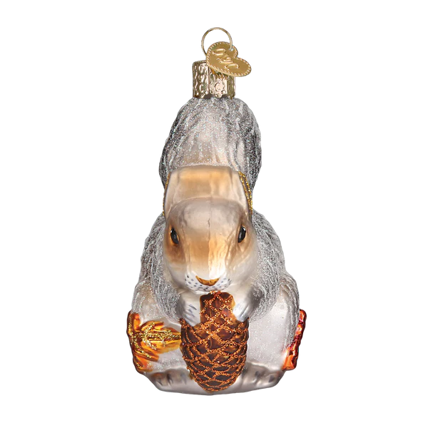 Ornament: Squirrel with Acorn