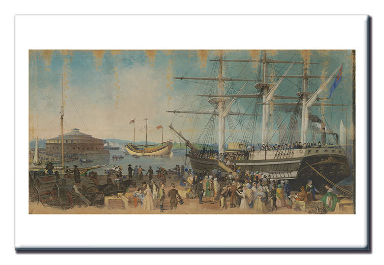 Imán: la bahía y el puerto de Nueva York por Samuel Bell Waugh