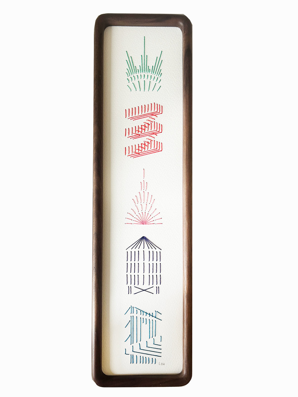 Hand Stitched Iconic NYC Landmarks x 4