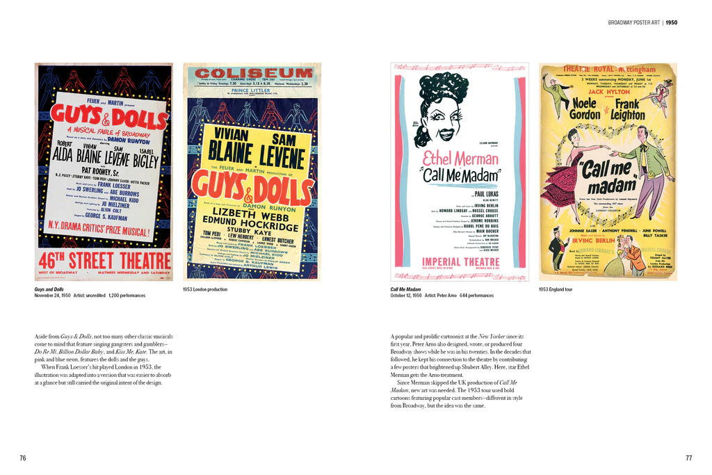 Arte de carteles de Broadway: 1945-1969
