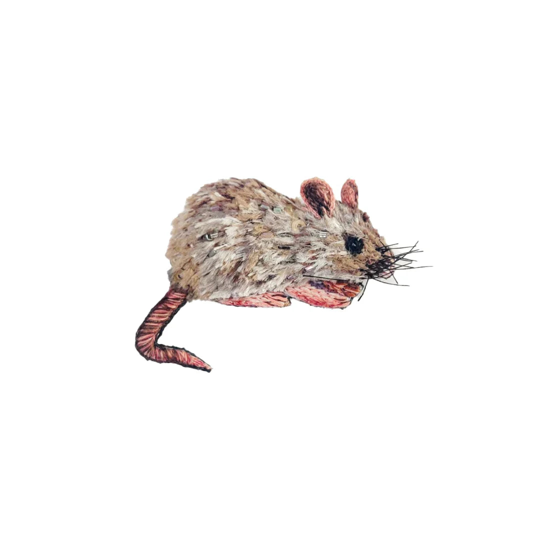 Broche: Ratón casero