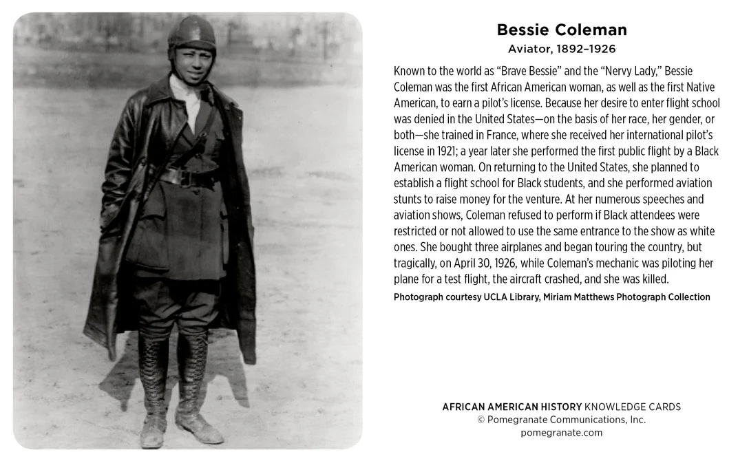 Tarjetas de conocimiento: historia afroamericana