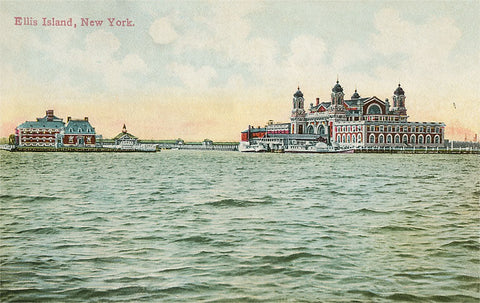 Print: Ellis Island