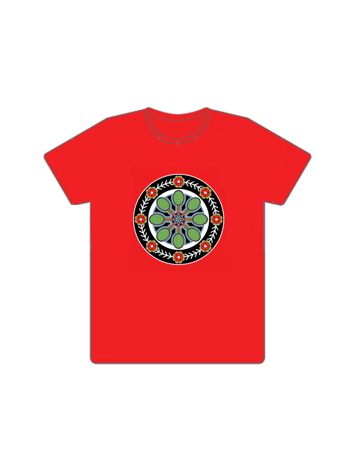 Tee: Turtle Rattle Motif by Tracey Anthony