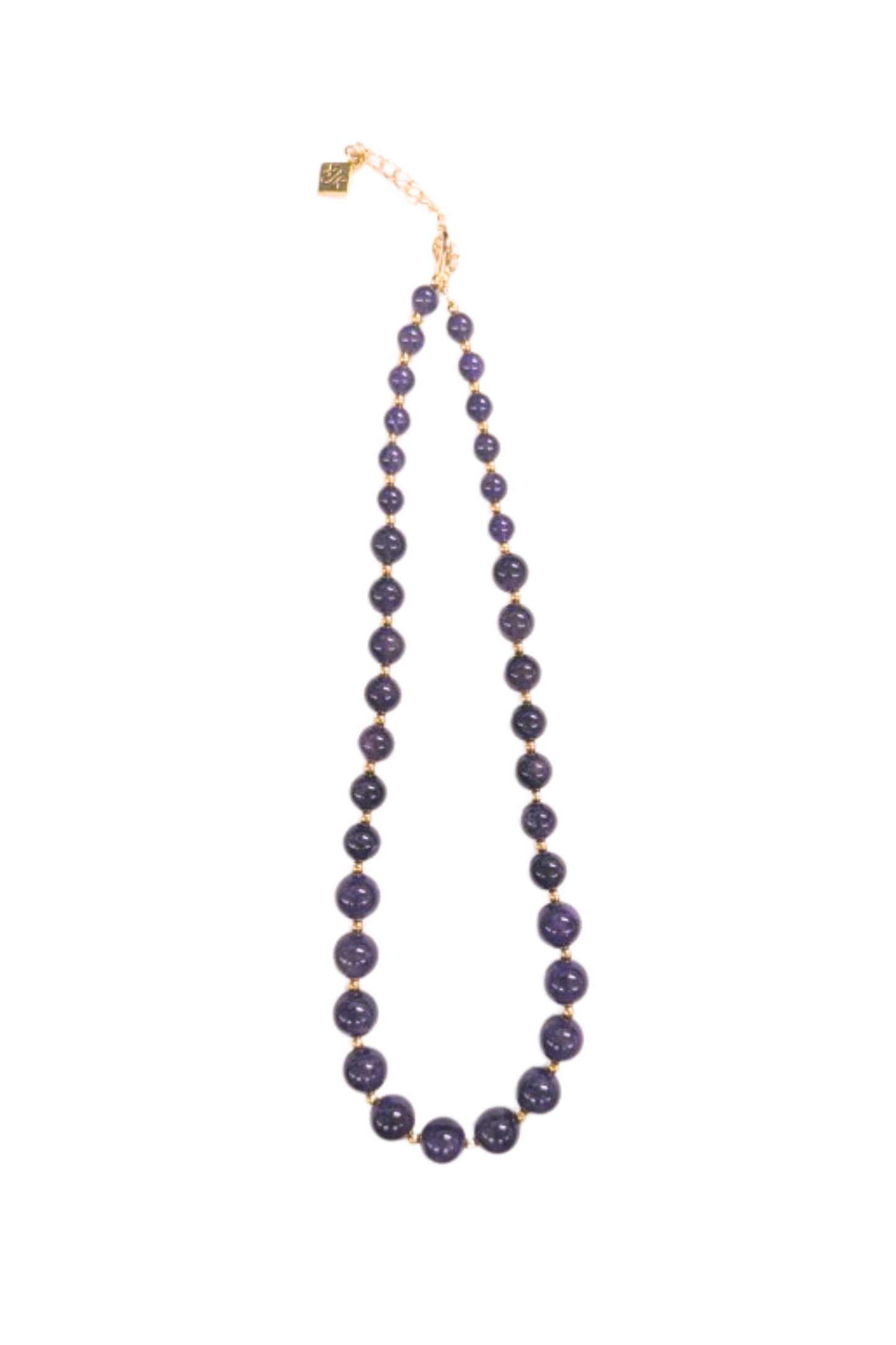Necklace: Graduated Amethyst