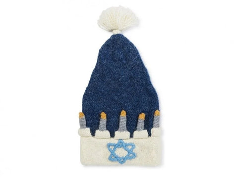Chanukah Hand Crocheted Hat