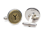 Sterling Silver Token Cufflinks