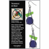 Earrings: Triangle At Rest