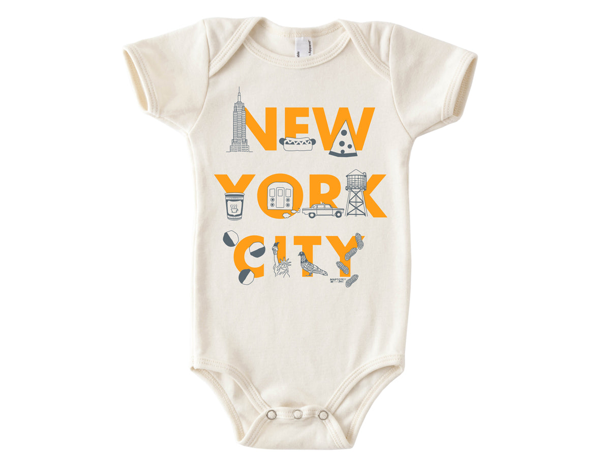 NYC Yellow Baby Onesie – Museum of the City of New York