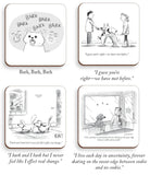 Coaster Set: NEW New Yorker Dogs