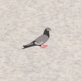 Pigeon Print Crew Neck Sweatshirt