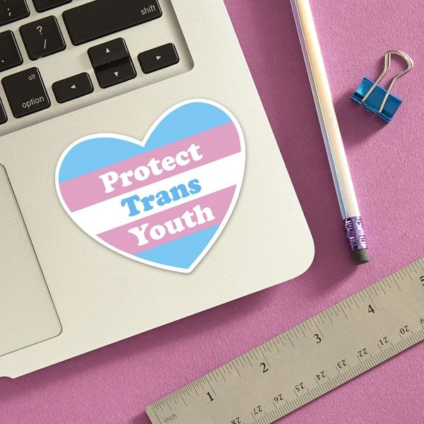 Calcomanía Protejamos a la Juventud Trans