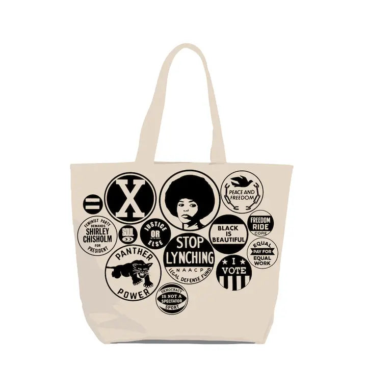 Bolso de mano con botón de Shirley Chisholm