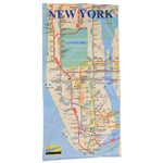 MTA Map Beach Towel