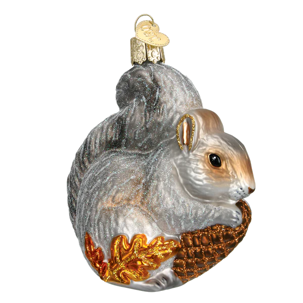 Ornament: Squirrel with Acorn