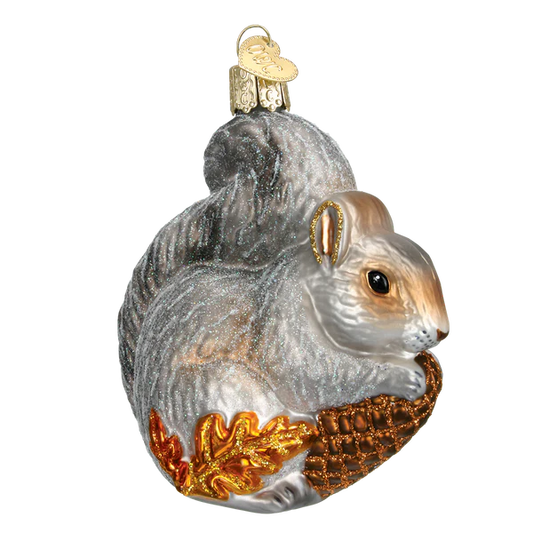 Ornament: Squirrel with Acorn