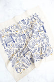 Park Pigeon Pals Screen Printed Tea Towel