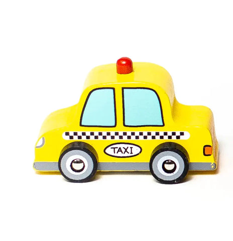 Pullback Wooden Taxi