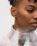Earrings: Wave Studs