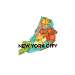 Sticker: New York Boroughs