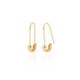 Earrings: Safety Pin Hoops