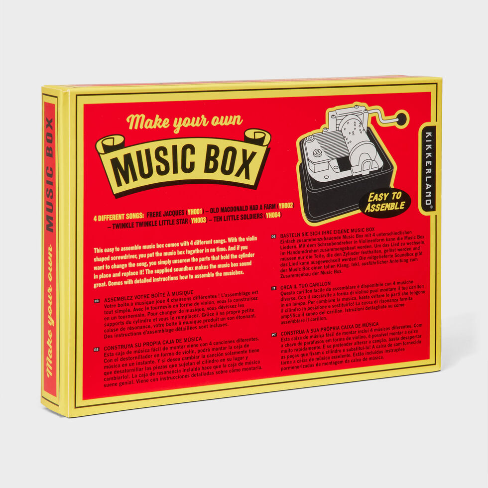 Kit para montar tu propia caja de música