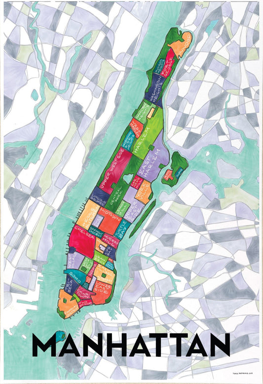 Imprimir: Barrios de Manhattan