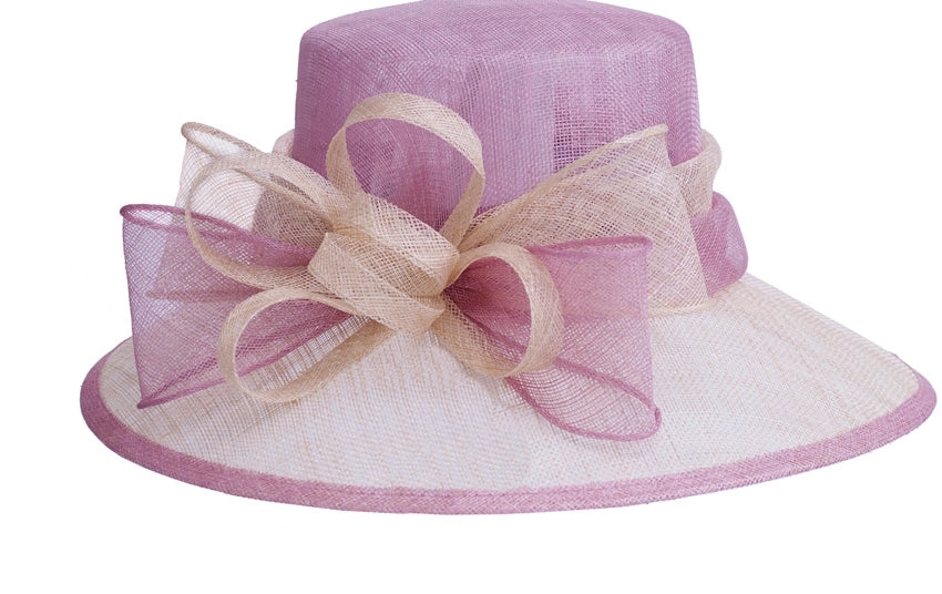 Hat: Two Tone Sinamay