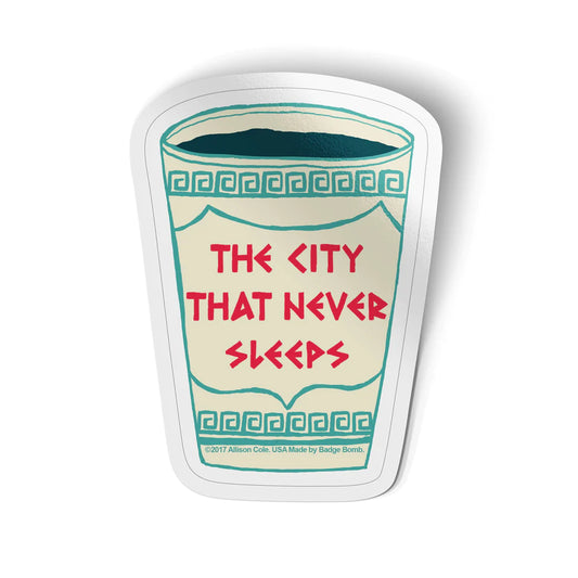 Pegatina: Taza de café griego