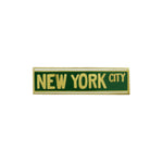 New York City Street Sign Enamel Pin