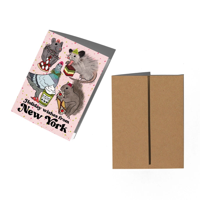 Tarjetas de felicitación en caja: Animales de NYC