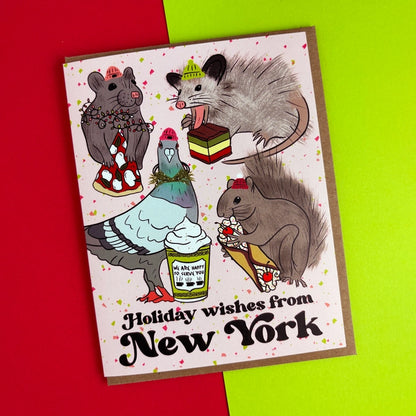Tarjetas de felicitación en caja: Animales de NYC