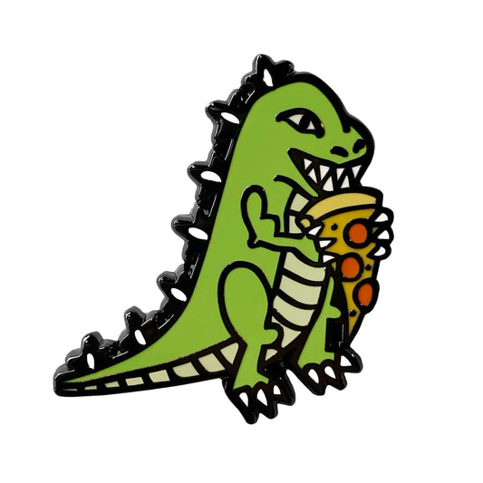 Pin esmaltado Kaiju Pizza Dragon NYC
