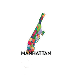 Sticker: Manhattan Neighborhoods