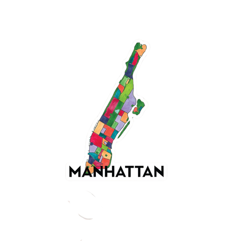 Sticker: Manhattan Neighborhoods