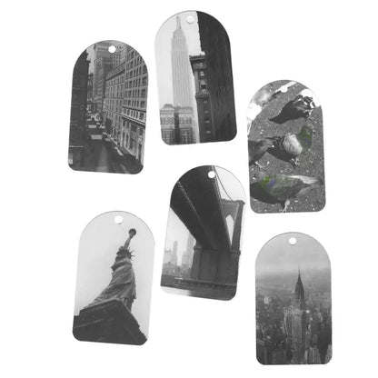 Juego de etiquetas de regalo: Nueva York, origen desconocido