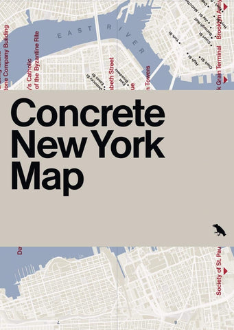 Concrete New York City Map