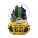 Snow Globe: NYC Skyline/Statue of Liberty/Checkered Taxi