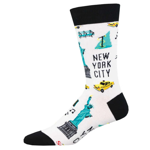 New York City Cotton Crew Socks 10-13