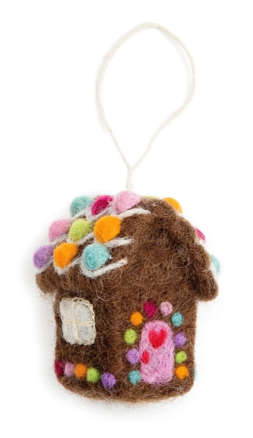 Ornament: Felt Gingerbread House