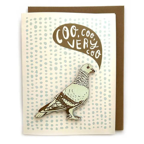Card: Coo Coo Pigeon with Magnet