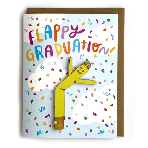Card: Flappy Graduation with Magnet