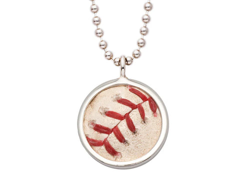 Yankees Baseball Necklace