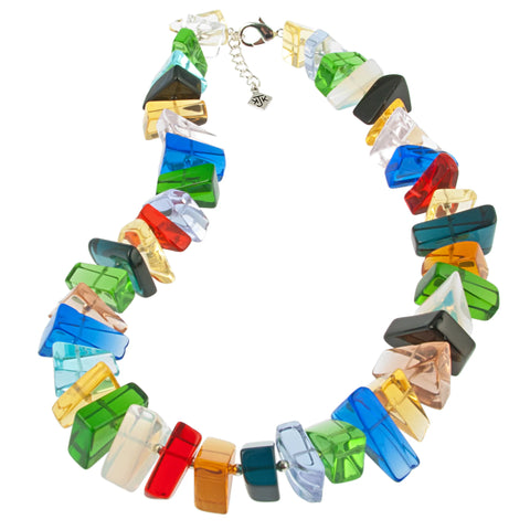 Necklace: Stained Glass Gem