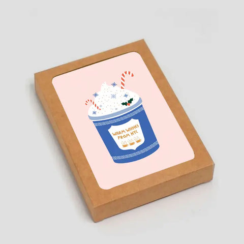 Holiday Boxed Cards: NYC Coffee Cup