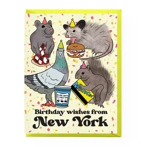 Card: NYC Party Animal Birthday