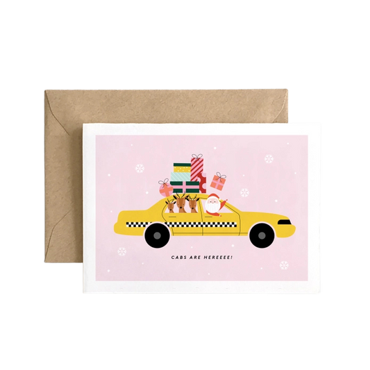 Tarjetas de felicitación en caja: Ya llegaron los taxis