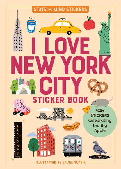 Libro de pegatinas Amo la Ciudad de Nueva York