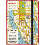 New York City Map Notebook Lg.