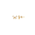 Earrings: Butterfly Crystal Marquis Stud